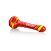 CALVO Signature Spoon Pipe – 12cm American Borosilicate Glass Red ESH2238