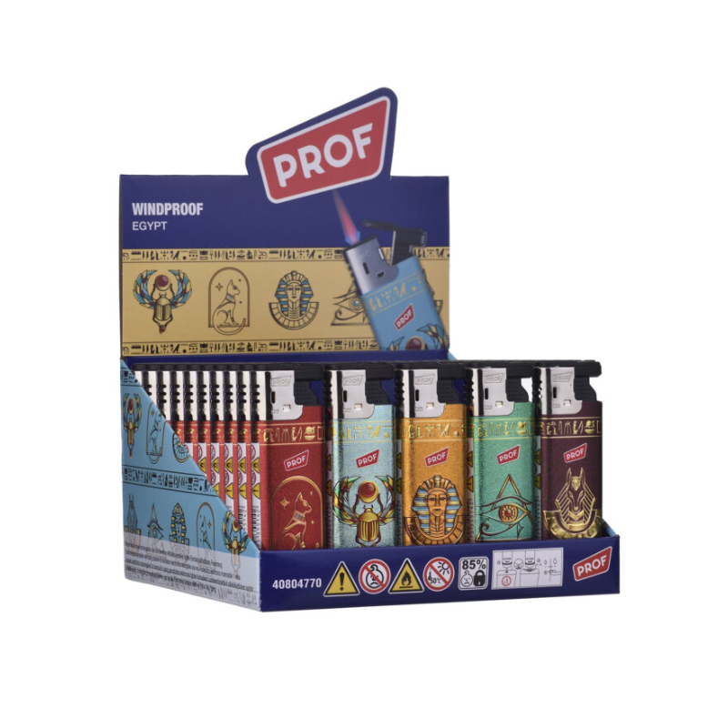 PROF WINDPROOF 3D EFFECT EGYPT SLIDECAP Windproof 50 pack