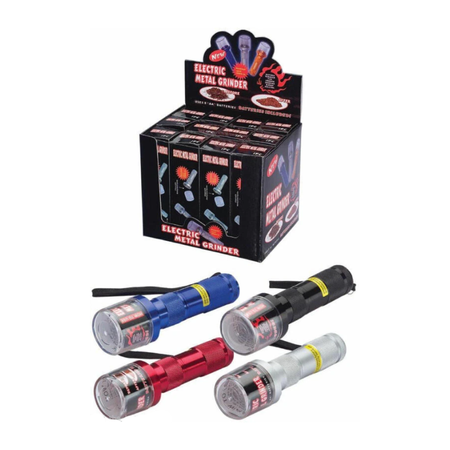 Electric Metal Grinder – Portable Herb Grinder SM-0105 (12 Pack Display)