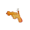 Novelty Pistol Gun Glass Bong Assorted Colours x 1
