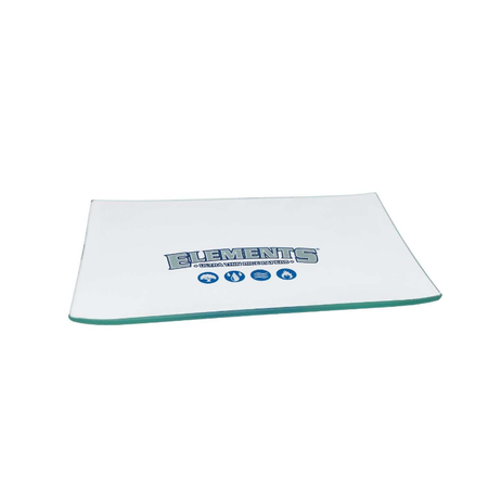 Elements Glass Rolling Tray Medium 25.5x16cm x 1