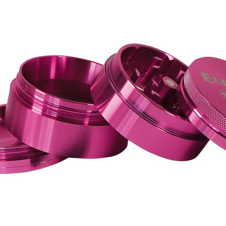 Elements Medium 4 Part Metal Grinder Pink