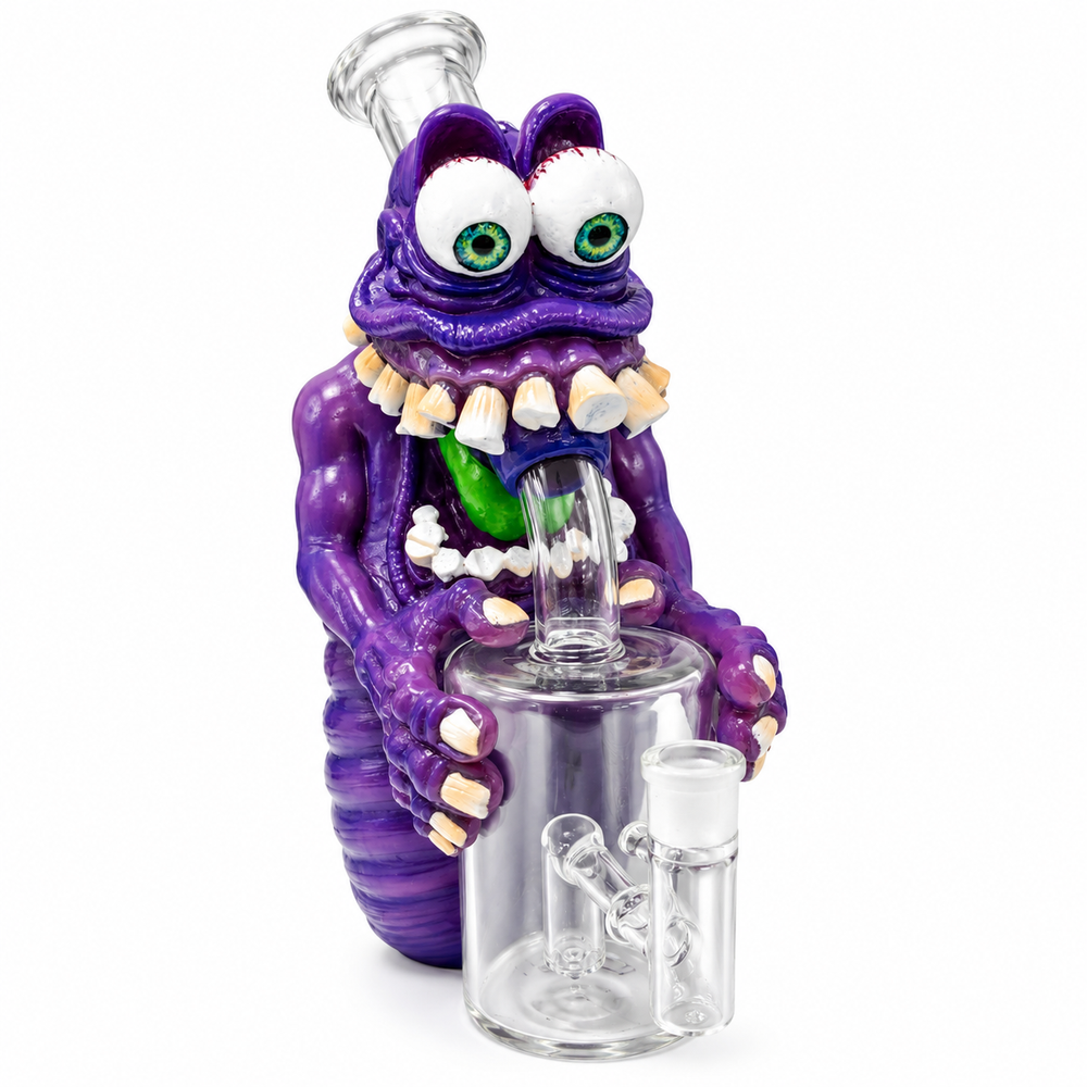 Clearance 9″ PVC Bucktooth Monster Water Pipe Bong Boxed