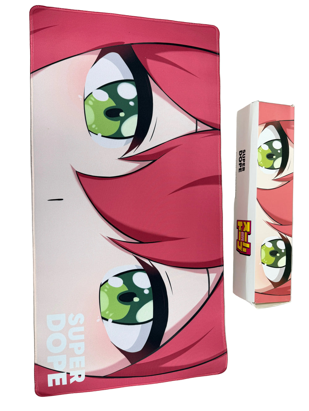 Super Dope Dab Mat / Gamer Pad RED(Sakura) – Premium Non-Slip Protective Silicone Surface
