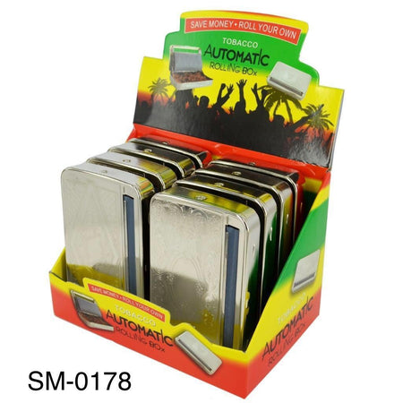 Roller Kingsize Metal Automatic Rollig Tin 110mm x 8