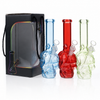 Assorted Colour Glass Skull Bong with Gift Box | Premium Water Pipe SS-3605