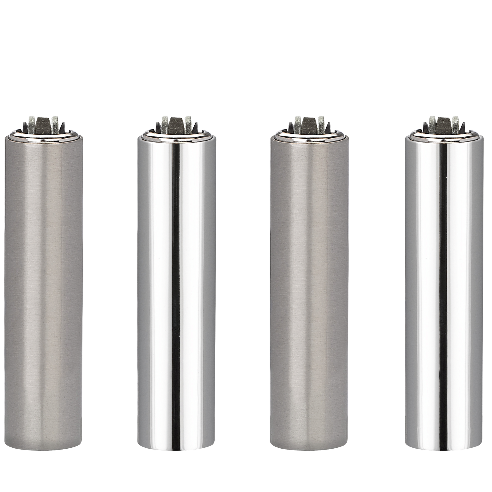 Clipper Lighter SILVER SINGLE FCP0T024UKH 30 Pack