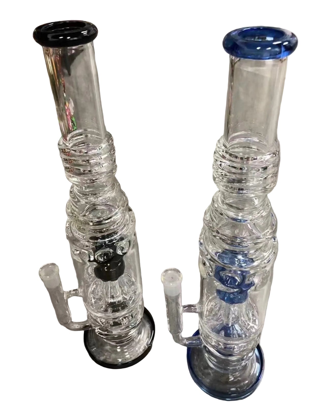 Jelly Fish Blue 45cm Blue Glass Bong