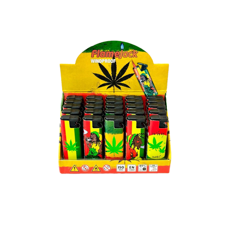 Flamejack-Metal-Windproof-Case-Blue-Flame-Smokers-Design-25pck