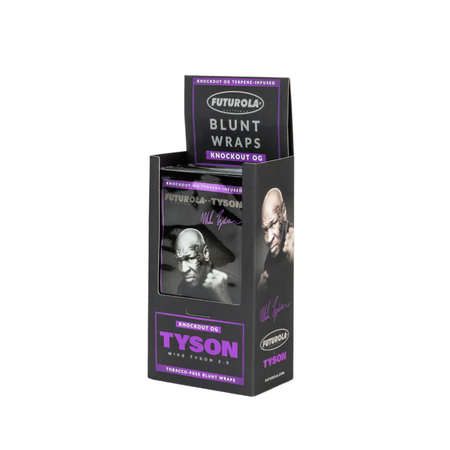 Tyson 2.0 X Futurola Terpene-Infused Blunt Wraps KNOCKOUT OG