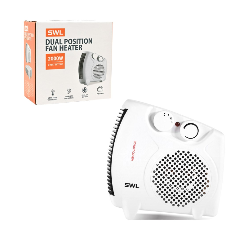 DUAL POSITION FAN HEATER 2KW