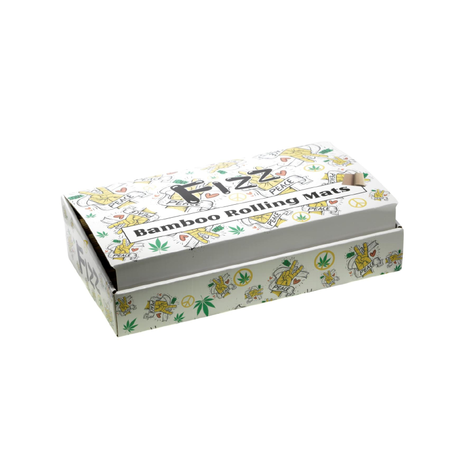 Exclusive Fizz Assorted Bamboo Rolling Mats Display Accessory - 32 x rolling mats