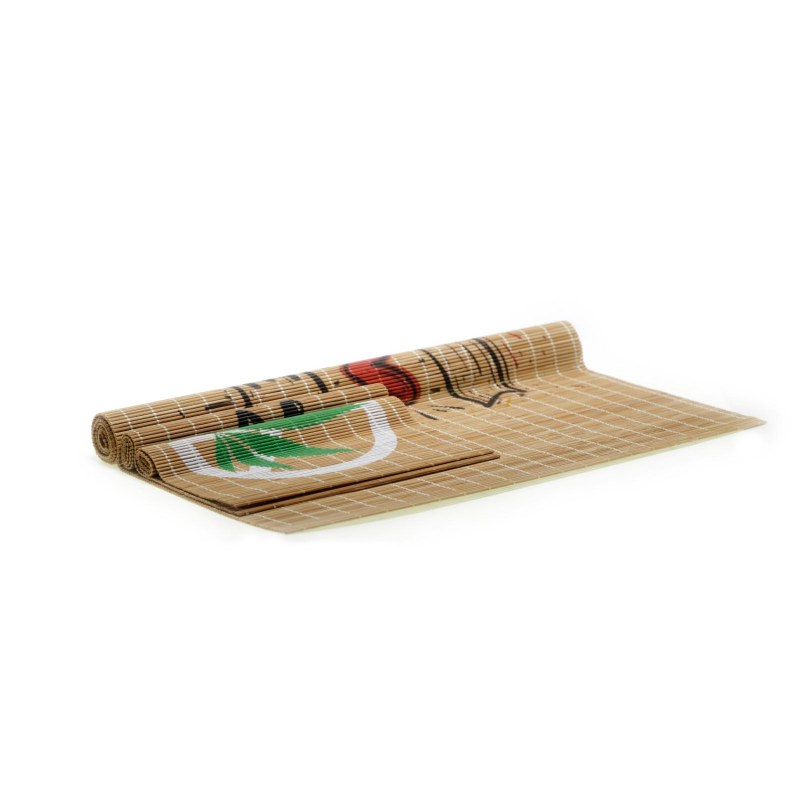 Exclusive Fizz Assorted Bamboo Rolling Mats Display Accessory - 32 x rolling mats