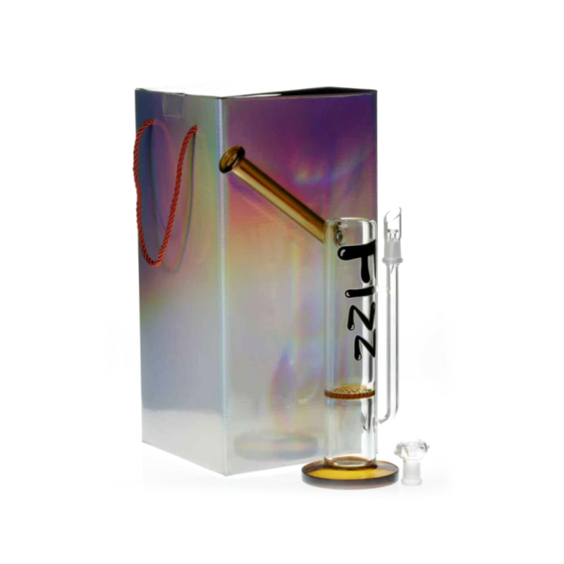 Clearance Dab Rig 35cm Sidecar Yellow Glass Bong