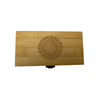 High Quality Wooden Box with 3 Glass Jars Smokers Essential Accessory