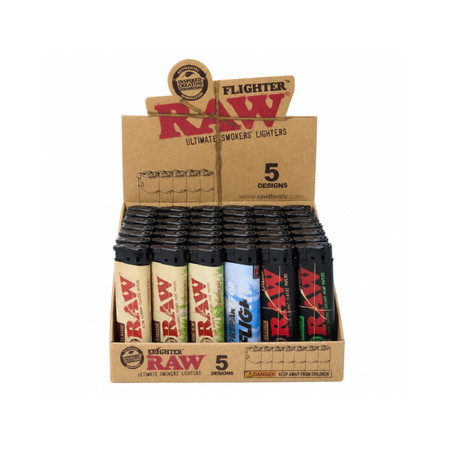 Exclusive New USA RAW Flighter 5 Design Lighter Refillable