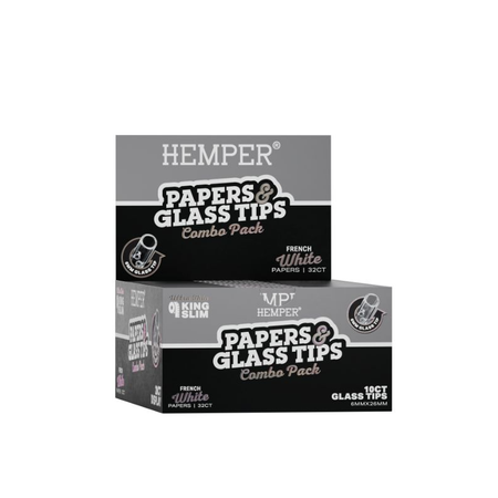 Hemper French White paper  + 6mm glass tips