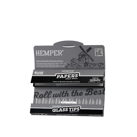 Hemper French White paper  + 7mm glass tips