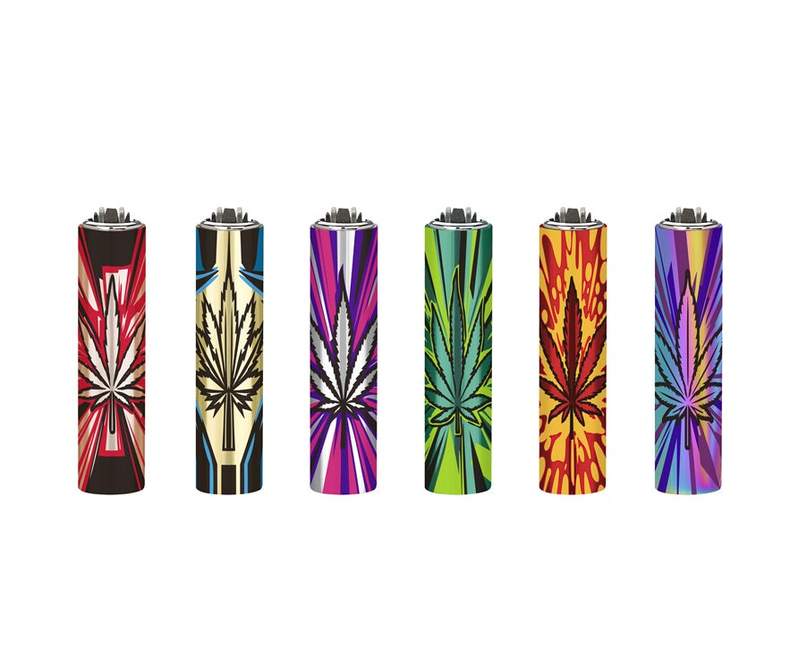 Clipper Metal Cover Fresh Grass Case Lighter FCP3T090UKH x 30