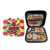 Zipper Set Smoking FRUITORS with Ashtray, Grinder, Tray, Bong and Containers Gift Set SS-0010