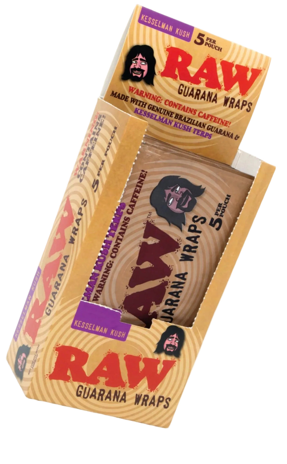 Exclusive Raw Guarana Wraps - Kessel Kush 25 pack