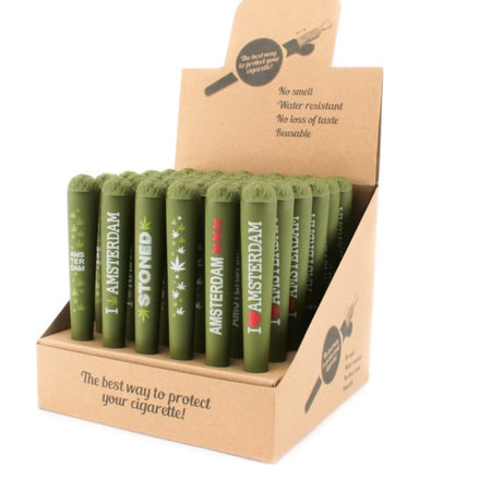 Magic Leaf Plastic Joint Holder Assorted Colours x 36