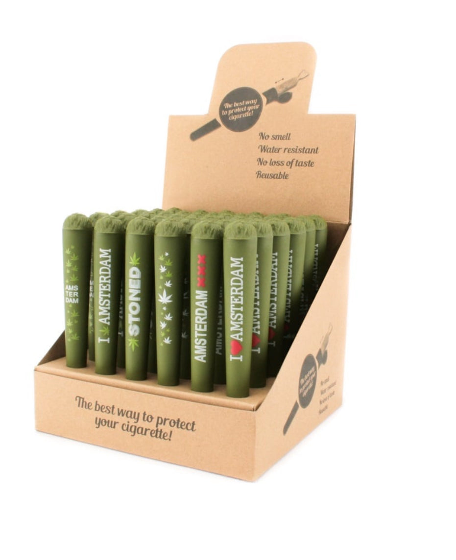 Magic Leaf Plastic Joint Holder Assorted Colours x 36