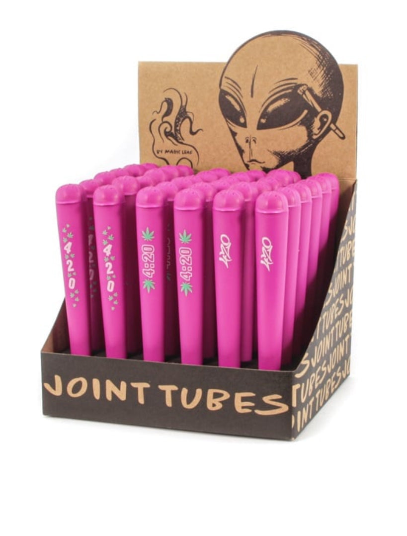 Magic Leaf Plastic Joint Holder Assorted Colours x 36