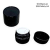 5ml Black Jar with Child-Resistant Safety Lid Accessory x 1