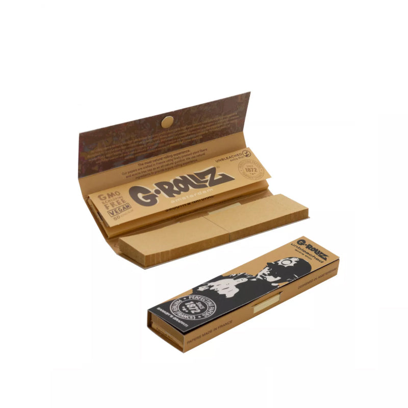 G-Rollz Cheech & Chong “Rude Copper” King Size Slim Papers + Tips – Full Display Box
