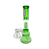 Chongz Glass “Biohazard” 30cm Percolator Ice Bong with Green Accents