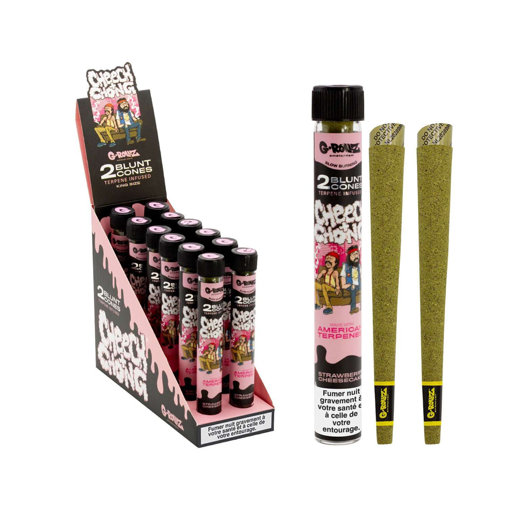 G-Rollz Terpene Infused Blunt Cones Watermelon Sunrise 12 pack