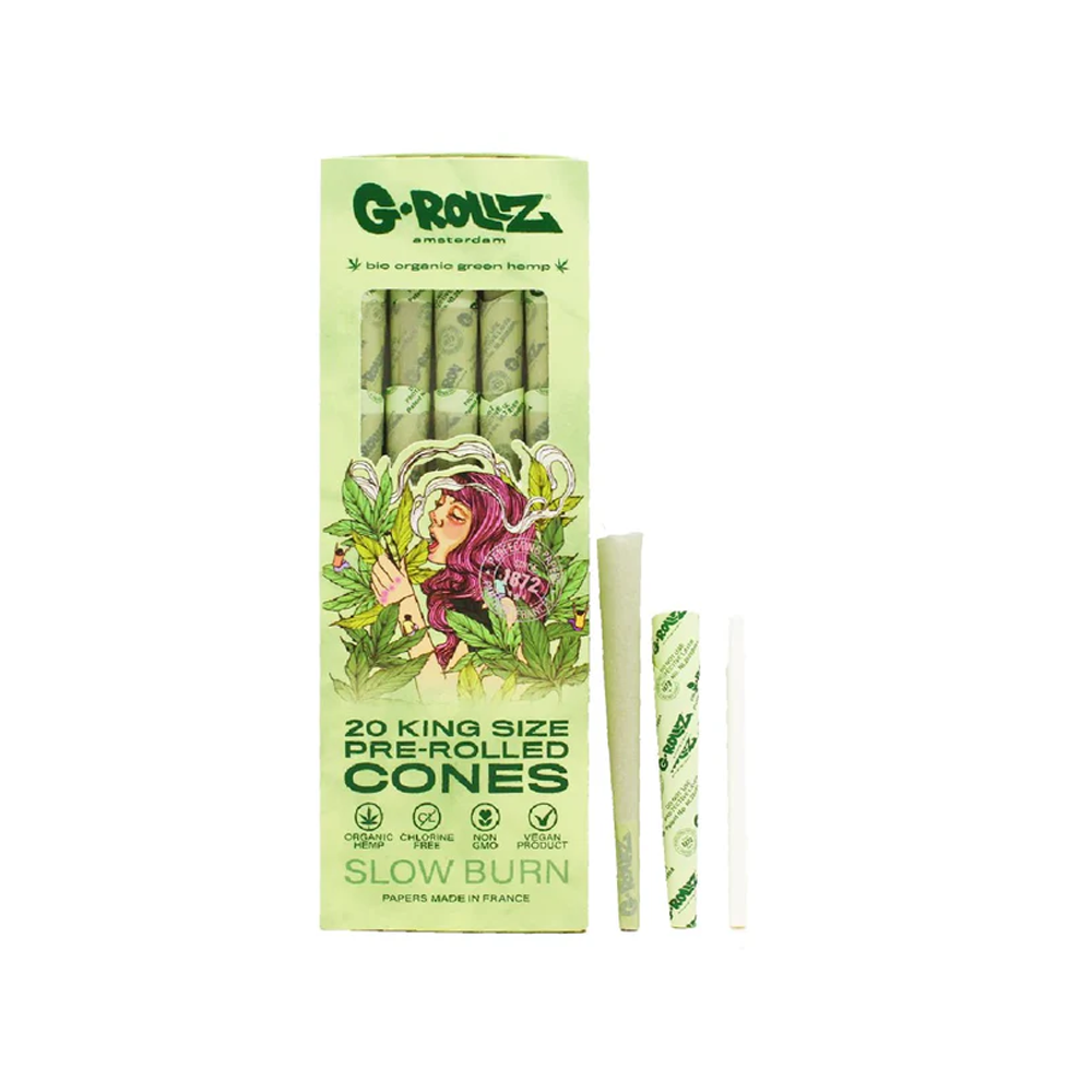G-ROLLZ-Pre-Rolled-Cones-20-Pack-Bio-Organic--Green-Hemp
