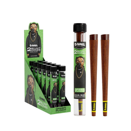 G-Rollz-Herbal-Blend-Blunt-Cones-Green-Punch