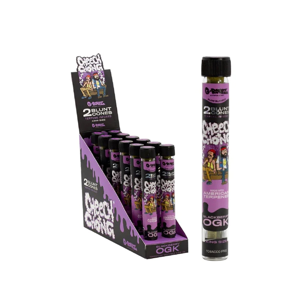 G-Rollz Terpene Infused Blunt Cones Blackberry OGK 12 pack