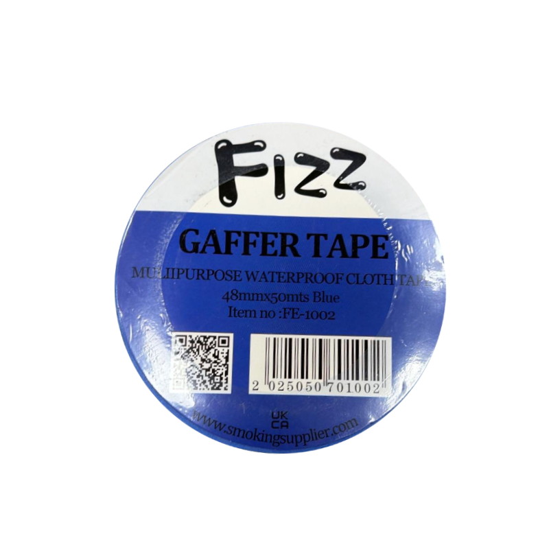 Fizz Gaffer Tape Waterproof Cloth Tape Blue Colour (48mm x 50m) x 1