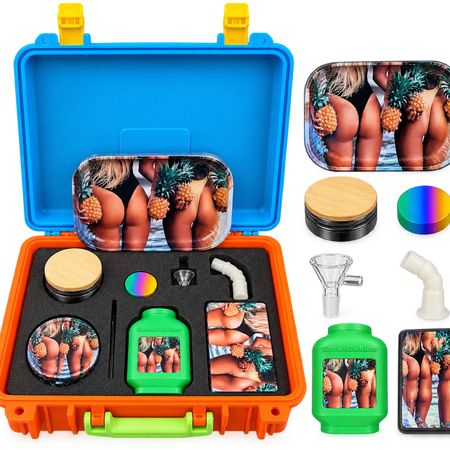 Premium Portable Smoke Kit Gift Set – Pulsar “Pineapple Bums” Complete Travel Kit with Carrying Case & Accessories (Copy)
