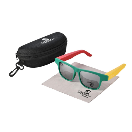 Exclusive Sunglasses + Hidden Horn Tube Storage Removable - Random Colour