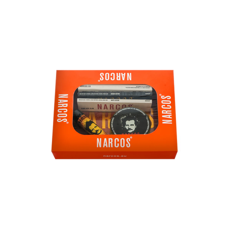 NARCOS ROLLING TRAY PINK EDITION GiftBox Small 14cm x 18cm Lighter / Grinder/ Kingsize Paper