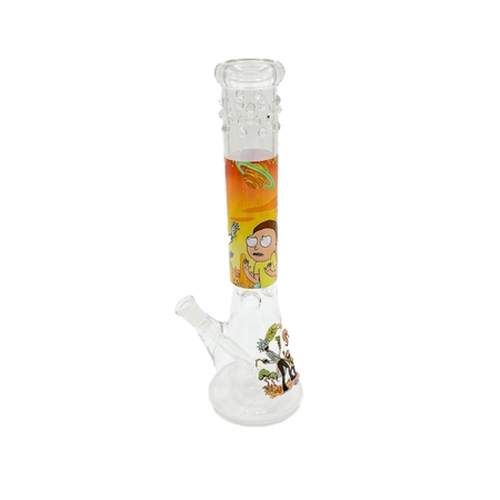 Ricky & Morty Glass Beaker Bong - Cartoon Edition