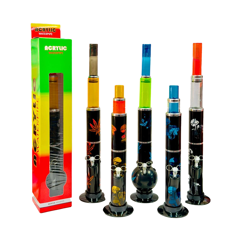 D&K Percolator 55cm Adjustable Telescope Acrylic Bong SM-2129