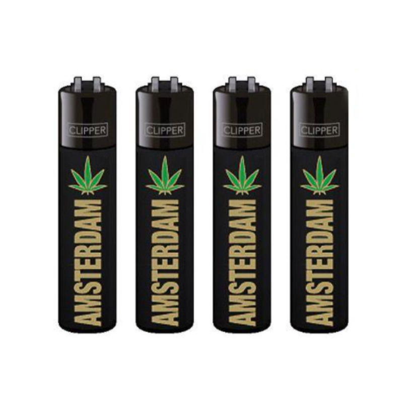 Exclusive Clipper Classics LEAF GOLD Lighter 48 pack