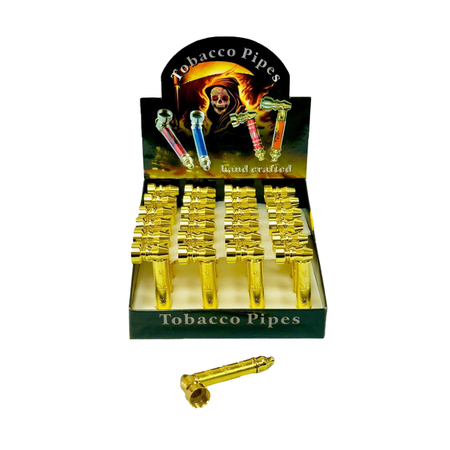 Gold Metal Pipe 8 CM SM-2249