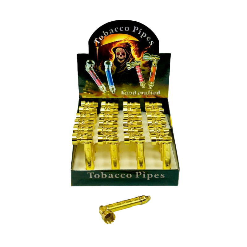 Gold Metal Pipe 8 CM SM-2249