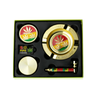 Amsterdam 5 in 1 Smoking Gift Set Metal Gold Leaves Accessory