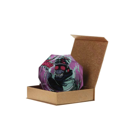 Gorilla + Headphones Glass Ashtray in Display box