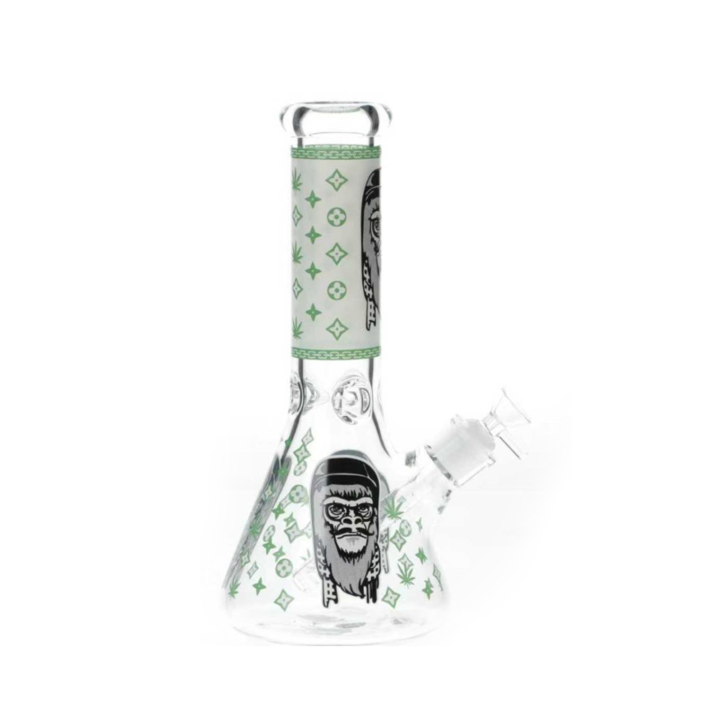 Gorilla Glow in Beaker Bong 7mm-30cm - random colour