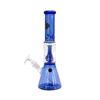 Grace Glass Blue Percolator Beaker Bong Water Pipe H:35cm