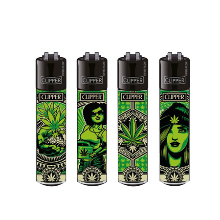 Exclusive Clipper Classics GRASS ART #2 Lighter 48 pack