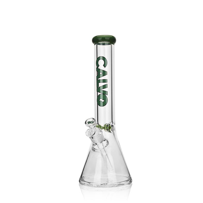 Calvo Premium Glass Beaker Bong Green CL120G